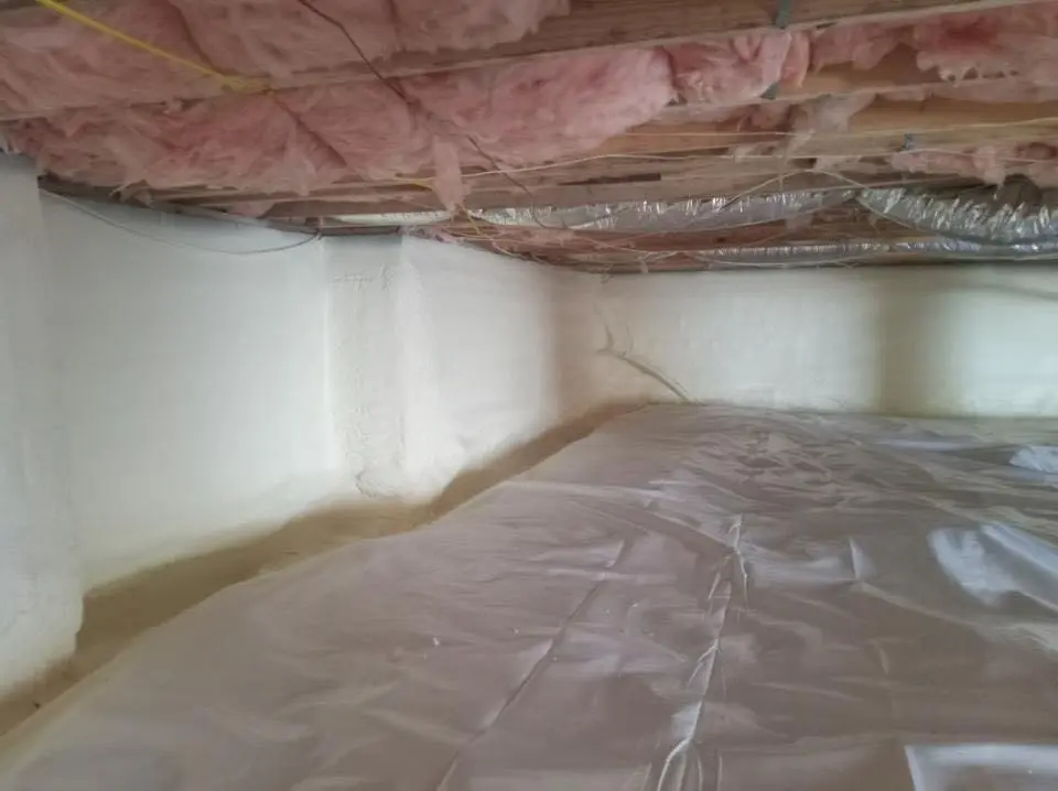 Crawl space encapsulation with closed-cell spray foam for Roof Maintenance in Vero Beach South